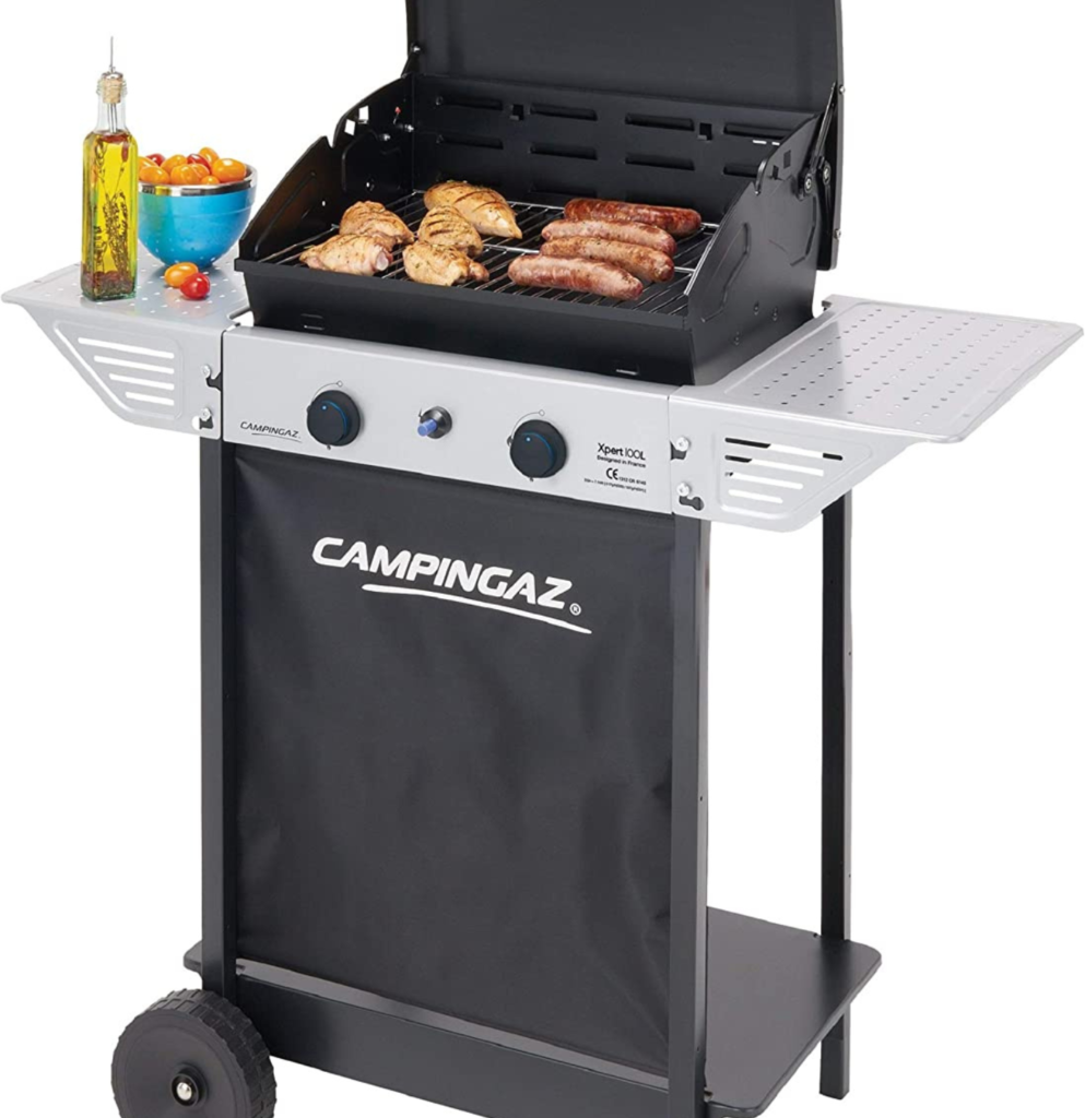 parrilla a gas para hamburguesas y bistec