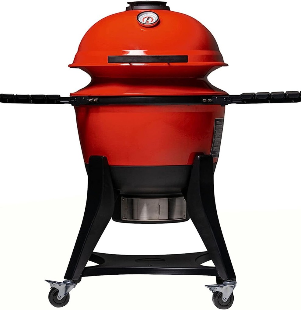 Parrilla barbacoa con tapa y termometro incluido