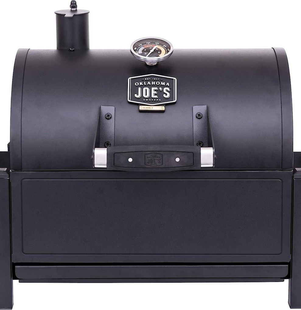 Parrillas tanque cortado a carbon  con termometro para asado y barbacoa